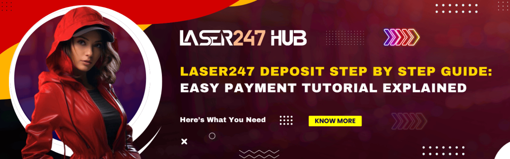 Laser247 deposit step by step guide easy tutorial