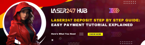 Laser247 deposit step by step guide easy tutorial